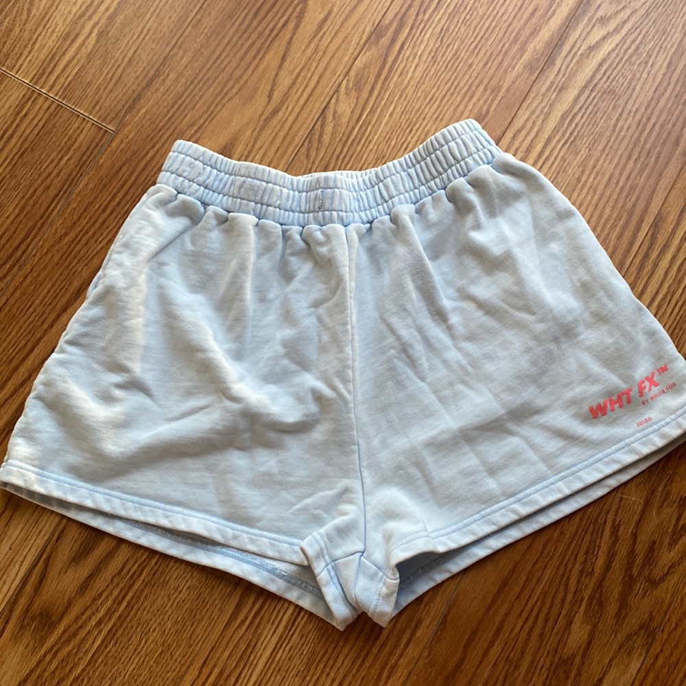 White fox shorts!